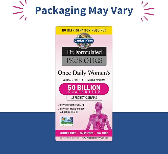 Garden of Life Once Daily Dr. 50 Billion 16 Probiotic 30 Capsules
