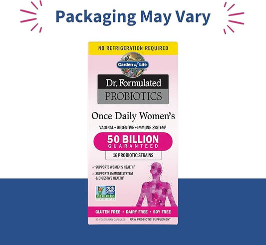 Garden of Life Once Daily Dr. 50 Billion 16 Probiotic 30 Capsules