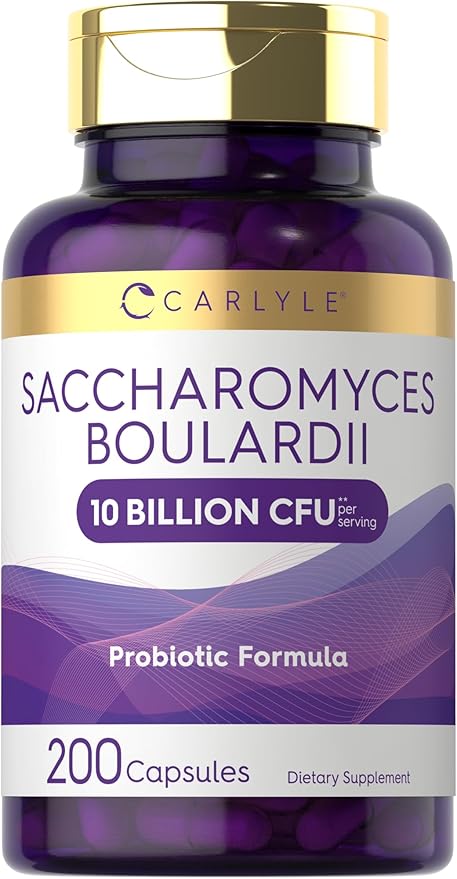 Carlyle Saccharomyces Boulardii Probiotics 10 Billion 200 Capsules