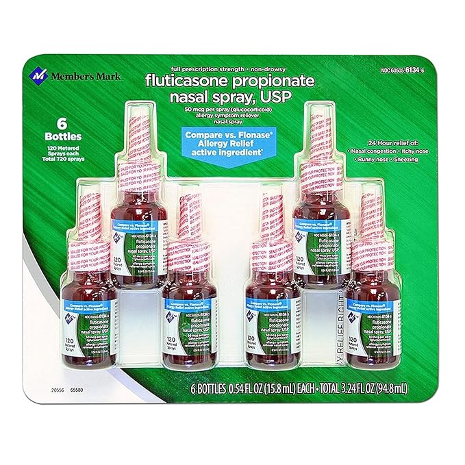 Members Mark Fluticasone Propionate Nasal Spray (6 pk, 0.54 fl.