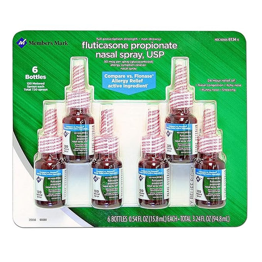 Members Mark Fluticasone Propionate Nasal Spray (6 pk, 0.54 fl.