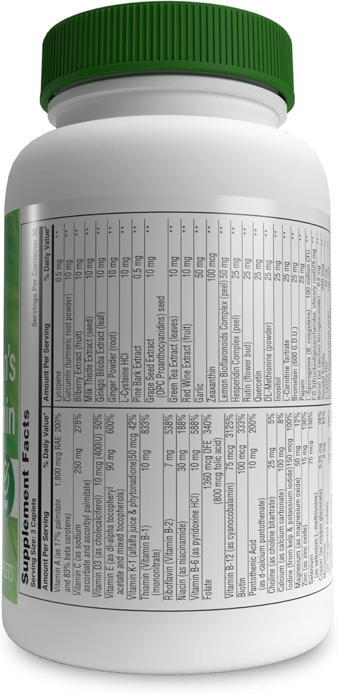 Health Thru Nutrition Physician's Multi-Vitamin Complex 60 Plus CoQ-10, Glutathione, 90)