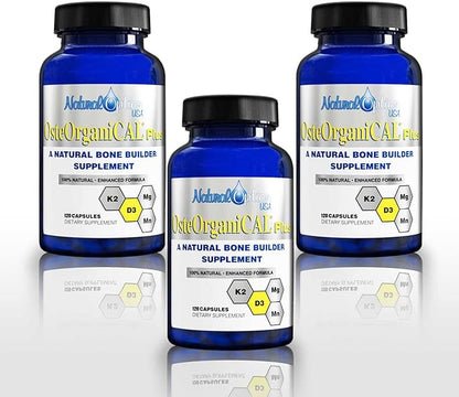 Plus - Organic Plant Base Source D3, k2, k2, Magnesium (360 Count) 3 Bottles