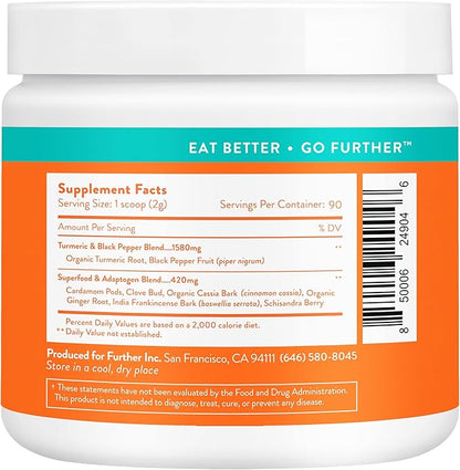Further Food Best Turmeric Golden Milk (6.35 oz)