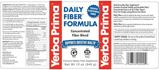 Yerba Prima Daily Fiber Formula 12 (3 Pack)