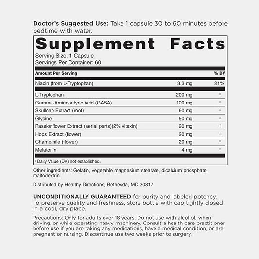 DOCTORS' PREFERRED Sleep Answer Helps You (60 Capsules)