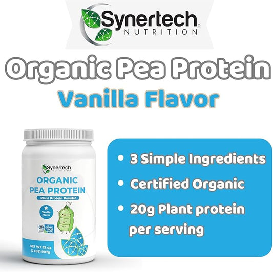 Vegan Vanilla Flavored Pea Protein (2lbs)