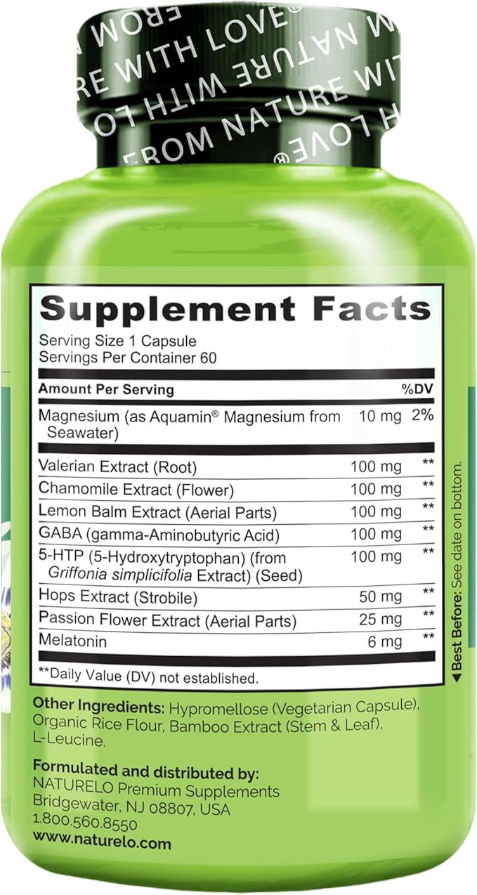 NATURELO Sleep Aid 60 Vegan