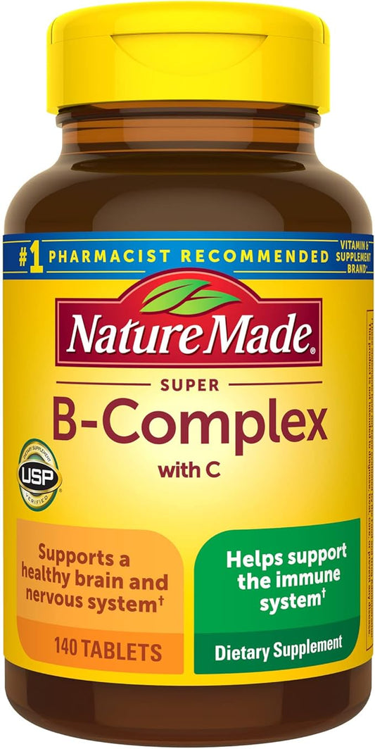 Nature Made Super B Complex 140 Tablets, 140 Day