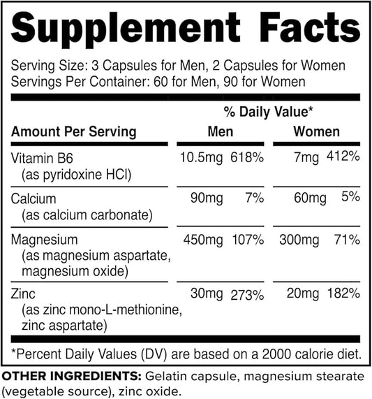 Primaforce ZMA Dietary Supplement, 180 Capsules