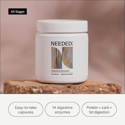Needed. Digestive Enzymes Support 90 Capsules 14 Clinically