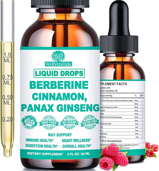 Berberine Supplement 1500mg, Amazing Formula Berberine