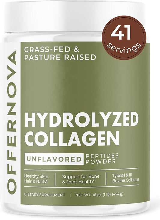 Hydrolyzed Collagen Peptides Powder 100% Pure,