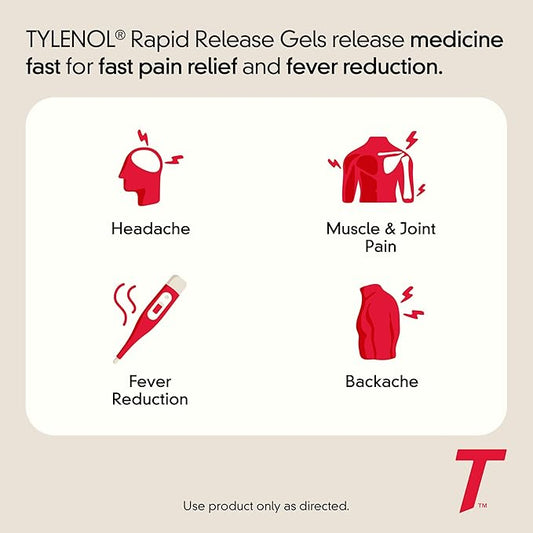 Tylenol Extra Strength Acetaminophen Rapid Release 100 ct