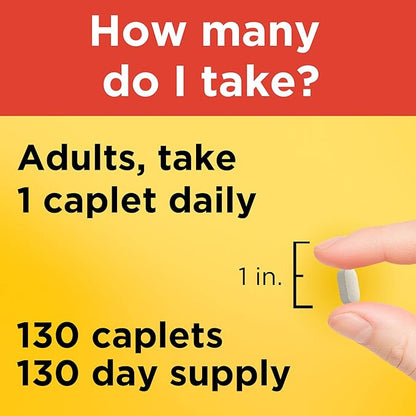 Nature Made Vitamin C 500 mg 130 Caplets, 130 Day