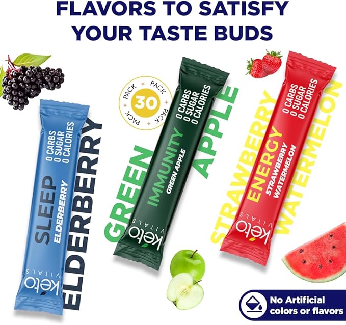 Keto Vitals Electrolytes Powder Packets