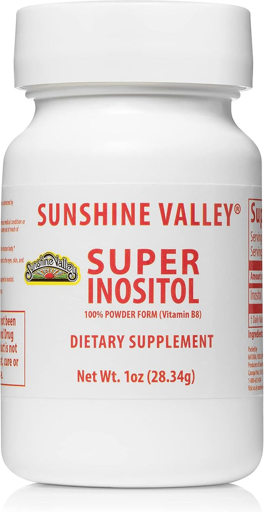 Super Inositol, Vitamin B8 Powdered Dietary 1 oz