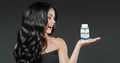 Catalase Supplement 10,000 with Saw Palmetto, 60 Capsules