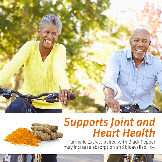 Turmeric Curcumin with BioPerine 95% Standardized 1950mg - 180 Capsules