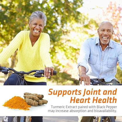 Turmeric Curcumin with BioPerine 95% Standardized 1950mg - 180 Capsules