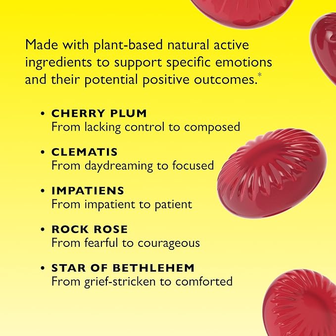 RESCUE Bach PASTILLES, Mixed Berry Flavor, 35 Count
