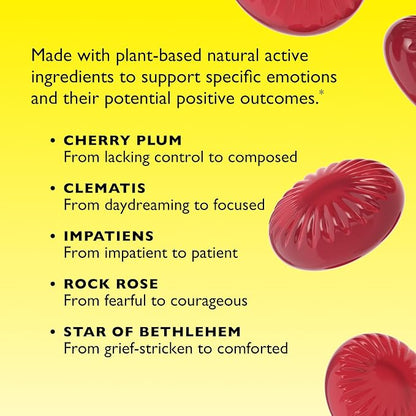 RESCUE Bach PASTILLES, Mixed Berry Flavor, 35 Count