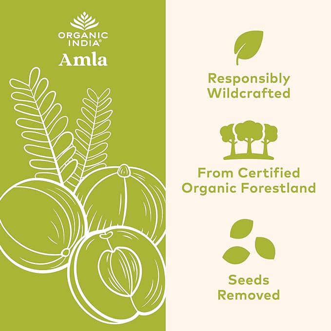 ORGANIC INDIA Amla Capsules Organic 90 Capsules