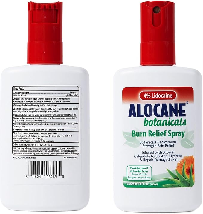 Alocane® Botanicals Burn Care Relief Spray 4.0 Fl