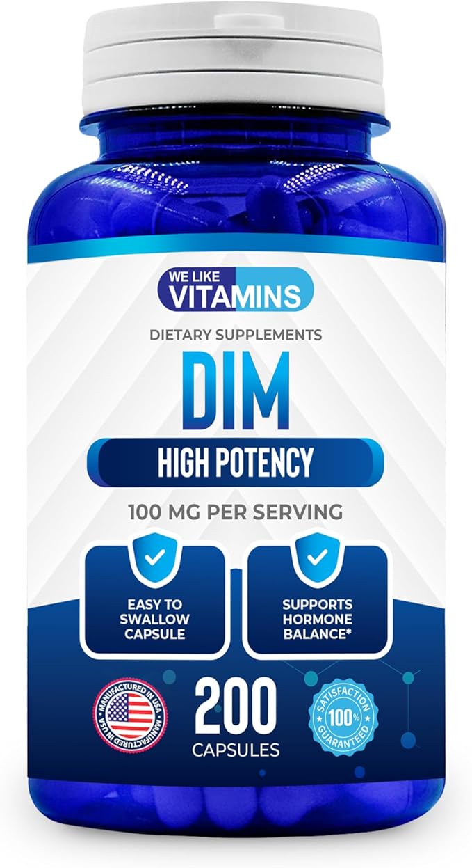 We Like Vitamins DIM 100mg 200 Capsules 200 Day