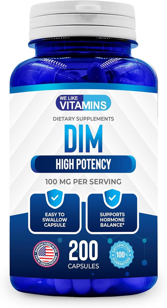 We Like Vitamins DIM 100mg 200 Capsules 200 Day