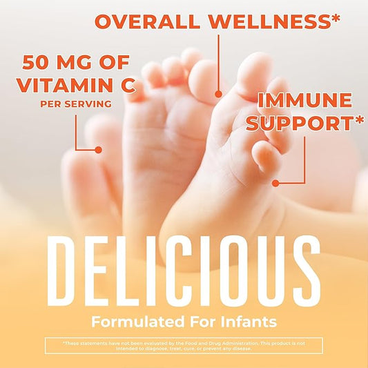 MaryRuth Organics Infant Vitamin C Drops, 6-12 Months, 30 Servings
