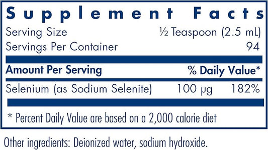 Allergy Research Group Selenium Solution 100 mcg 8 Fl