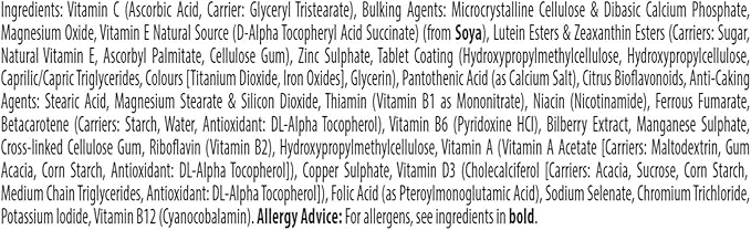 Vitabiotics Visionace Original B2 and 30 Tablets