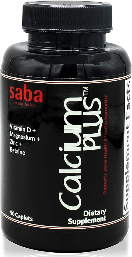 Saba Calcium Plus 90 Caplets