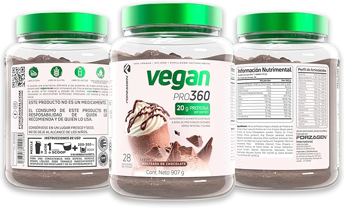 Forzagen Vegan Protein 360 2 Lbs 27 Servings,