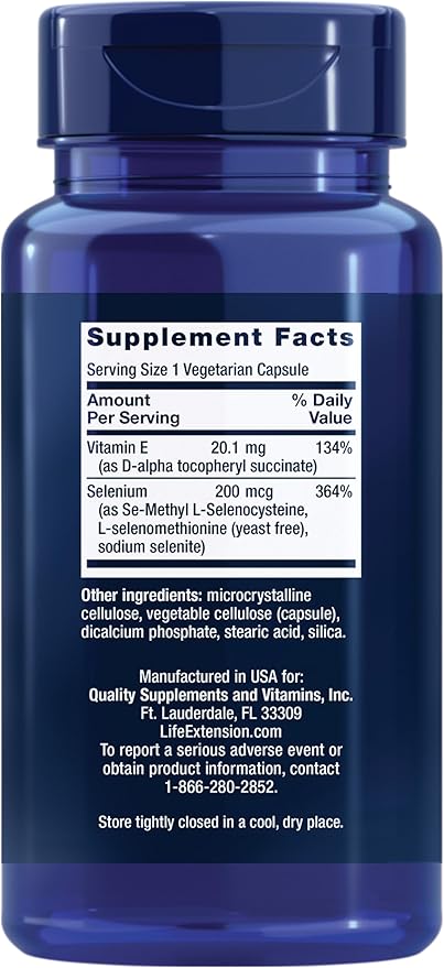 Life Extension Super Selenium Complex –100 Capsules(Pack 1)