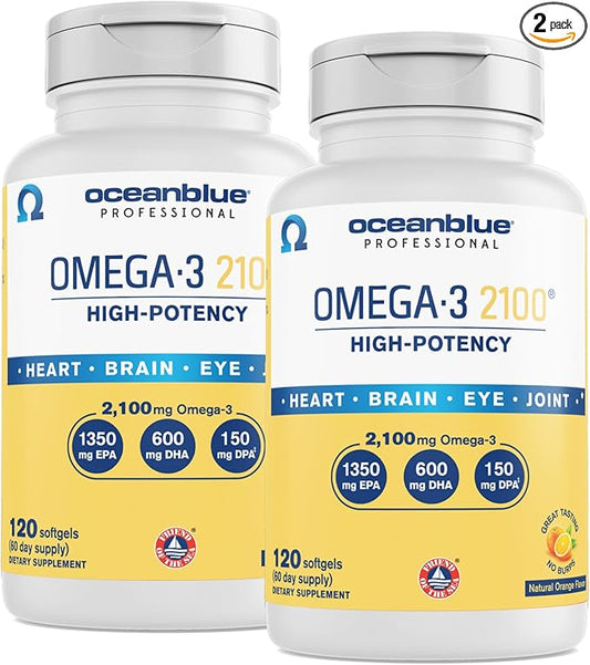Oceanblue Professional Omega-3 2100 – 120 2 Pack (120 Servings)