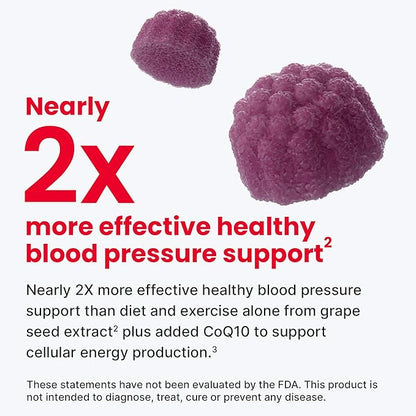 humanN SuperBeets Heart Gummies Advanced 100mg of CoQ10 Plus 60 Count