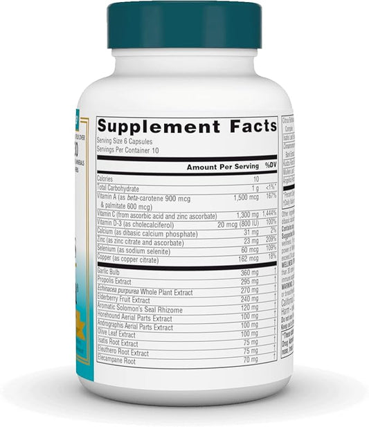 Source Naturals Wellness Formula Bio-Aligned Vitamins 60 Capsules