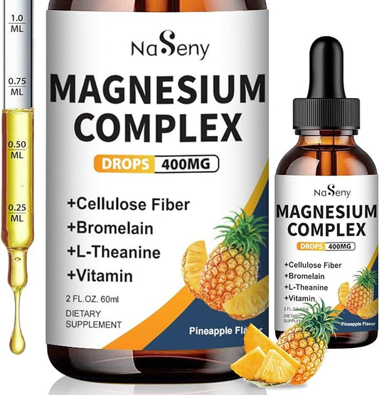 Liquid Magnesium Glycinate 400mg Magnesium (2 Fl Oz/1PCS)