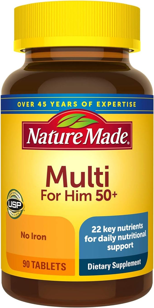 Nature Made Men's Multivitamin 50+ Tablets 90 Count