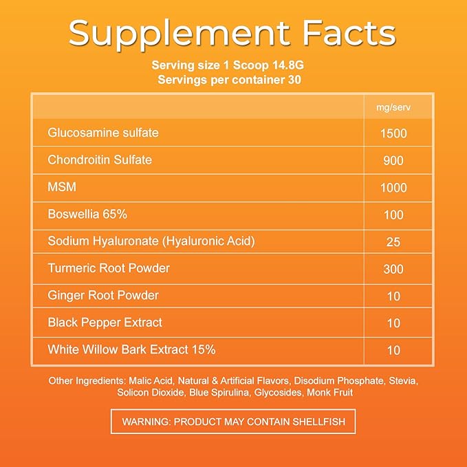 Super Flex Joint Formula Drink Powder 30 servings