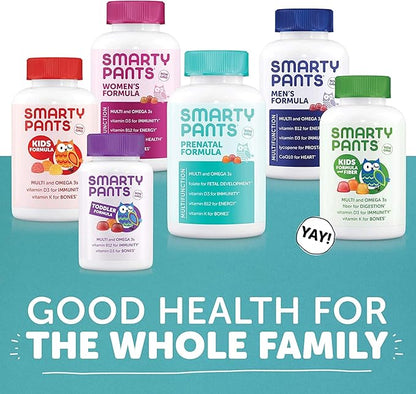 SmartyPants Prenatal Multivitamins and Probiotic Immunity 3 Fish D3, C, (30 Day