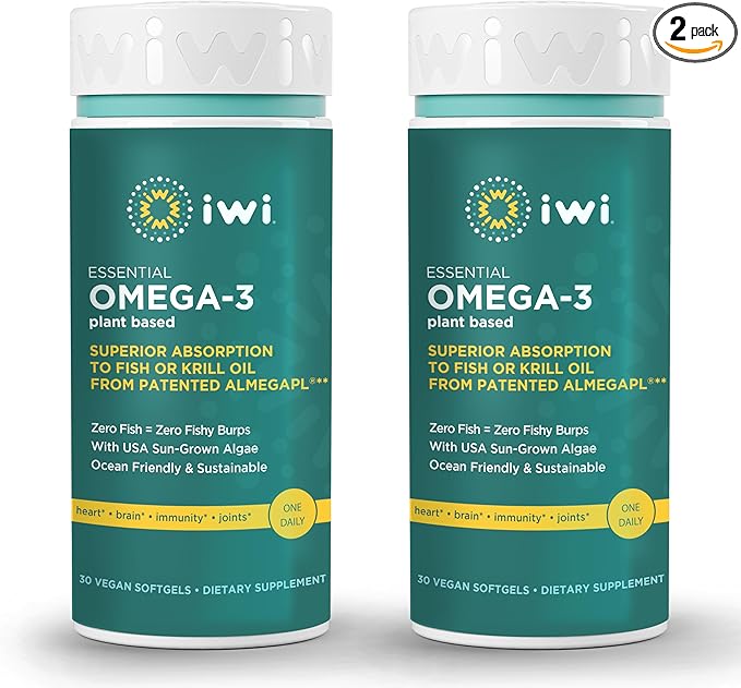Iwi Life Omega-3 Essential, 60 Softgels (60 Servings), 3 with