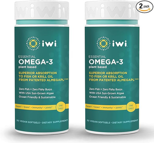 Iwi Life Omega-3 Essential, 60 Softgels (60 Servings), 3 with
