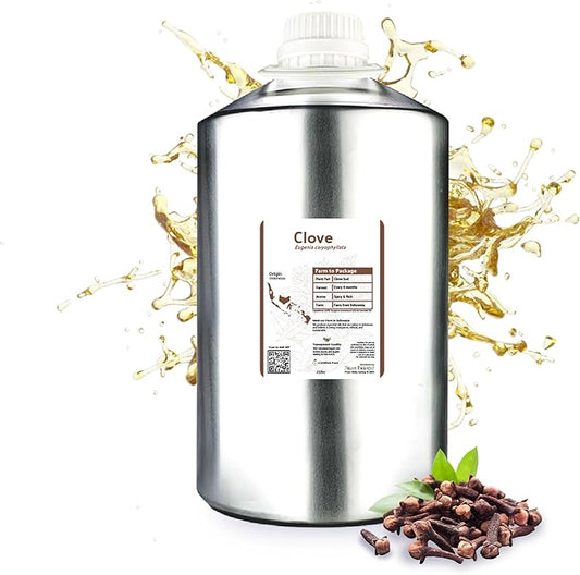 100% Pure Clove Essential Oils - Essential Oils for Diffusers Aromatherapy & Humidifiers (25lbs) | Natural Cold-Pressed