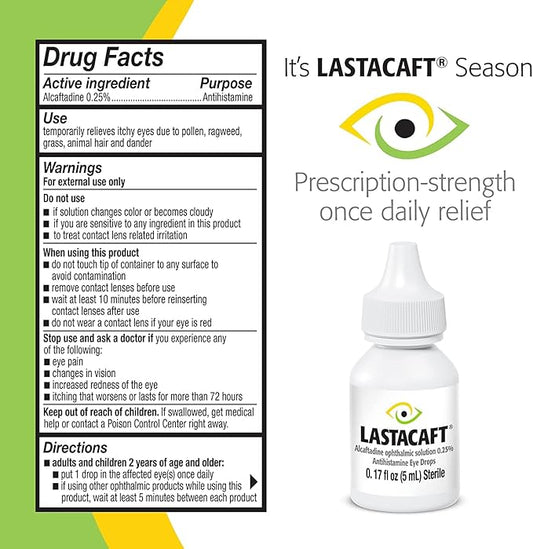 Lastacaft Once Daily Eye Allergy Itch 60 Day 0.17 Fl 1)