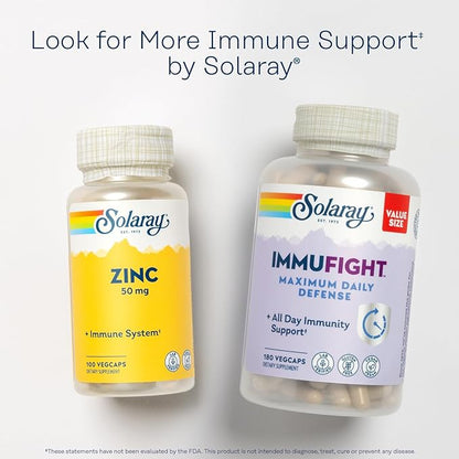 SOLARAY Reacta-C with 500mg Vitamin C, 200mg Bioflavonoid 24 Hour 120 Capsules, 120 Servings.