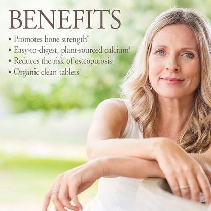 Garden of Life Organics Plant Calcium D3, and MK7, Gluten-Free 60 Day