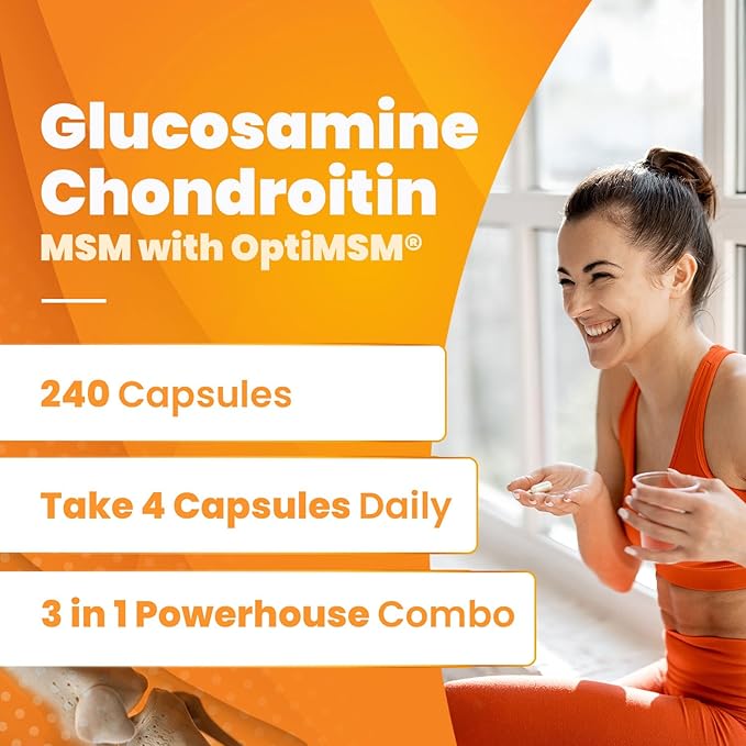 Doctor's Best Glucosamine Chondroitin Msm 240 Count 1)